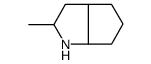 Octahydro-2-methylcyclopenta[b]pyrrole结构式