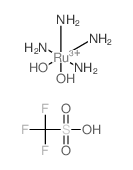 Ruthenium (3+), tetraamminediaqua-, (OC-6-22)-, salt with trifluoromethanesulfonic acid (1:3) picture