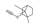 (4,7,7-trimethyl-3-bicyclo[2.2.1]heptanyl) thiocyanate结构式