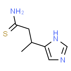 1H-Imidazole-4-propanethioamide,-bta--methyl- (9CI) Structure