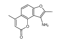 4,5'-Dimethyl-4'-aminoangelicin结构式