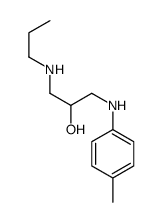 1-(4-methylanilino)-3-(propylamino)propan-2-ol结构式