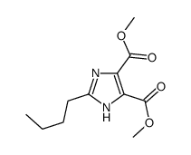 dimethyl 2-butyl-1H-imidazole-4,5-dicarboxylate Structure