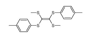 E-1,2-bis(methylthio)-1,2-bis(p-tolylthio)ethylene Structure