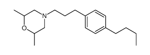 4-[3-(4-butylphenyl)propyl]-2,6-dimethylmorpholine Structure