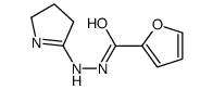 N'-(3,4-dihydro-2H-pyrrol-5-yl)furan-2-carbohydrazide结构式