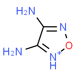 1,2,5-Oxadiazole-3,4-diamine,conjugatemonoacid(9CI) structure