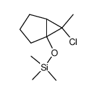 ((6-chloro-6-methylbicyclo[3.1.0]hexan-1-yl)oxy)trimethylsilane Structure