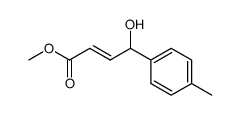 Methyl (E)-4-hydroxy-4-(4'-methylphenyl)but-2-enoate Structure