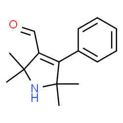 1H-Pyrrole-3-carboxaldehyde,2,5-dihydro-2,2,5,5-tetramethyl-4-phenyl-(9CI) picture