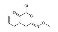 2,2-dichloro-N-(2-methoxyiminoethyl)-N-prop-2-enylacetamide Structure