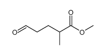 methyl 2-methyl-5-oxopentanoate结构式