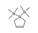 bis(trimethylsilyl)silacyclopentene Structure