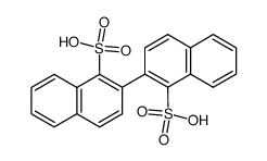 [2,2']binaphthyl-1,1'-disulfonic acid Structure