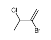 2-bromo-3-chloro-1-butene Structure