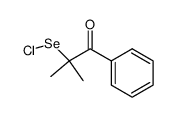 1-phenyl-2-(chloroseleno)-2-methylpropanone Structure