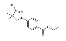 ethyl 4-(4,4-dimethyl-3-oxopyrazolidin-1-yl)benzoate Structure