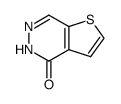 5H-thieno[2,3-d]pyridazin-4-one结构式