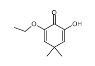 2-ethoxy-6-hydroxy-4,4-dimethylcyclohexa-2,5-diene-1-one Structure