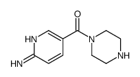 (6-aminopyridin-3-yl)-piperazin-1-ylmethanone结构式