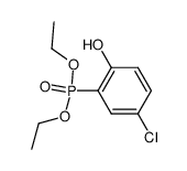 diethyl 5-chloro-2-hydroxyphenyl phosphonate结构式