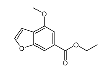 ethyl 4-methoxy-1-benzofuran-6-carboxylate结构式