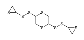2,5-bis(thiiran-2-yldisulfanyl)-1,4-dithiane结构式