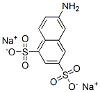 6-aminonaphthalene-1,3-disulphonic acid, sodium salt结构式