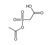 2-acetyloxysulfonylacetic acid Structure