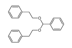 benzaldehyde di-β-phenethyl acetal Structure