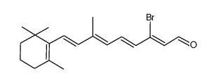 (13Z)-13-bromo-13-desmethylretinal Structure