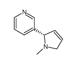 (S)-(-)-2,5-Dihydro-1-methyl-2-(3-pyridyl)pyrrole Structure