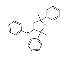 2,5-Dimethyl-3-phenoxy-2,5-diphenyl-2,5-dihydro-furan结构式