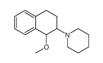 1-(1-methoxy-1,2,3,4-tetrahydro-[2]naphthyl)-piperidine Structure