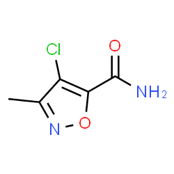 5-Isoxazolecarboxamide,4-chloro-3-methyl-结构式