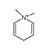 1,1-dimethyl-4H-pyridin-1-ium Structure