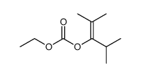 carbonic acid ethyl ester-(1-isopropyl-2-methyl-propenyl ester)结构式