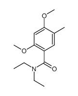 N,N-diethyl-2,4-dimethoxy-5-methylbenzamide结构式