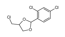 4-(chloromethyl)-2-(2,4-dichlorophenyl)-1,3-dioxolane Structure