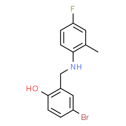 4-BROMO-2-[(4-FLUORO-2-METHYLANILINO)METHYL]BENZENOL picture