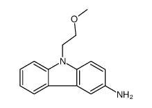 9-(2-methoxyethyl)carbazol-3-amine Structure