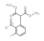 Dimethyl 2-(3-fluoro-2-nitrophenyl)malonate structure