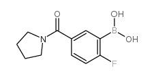 (2-Fluoro-5-(pyrrolidine-1-carbonyl)phenyl)boronic acid picture