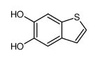 1-benzothiophene-5,6-diol结构式