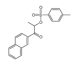 (1-naphthalen-2-yl-1-oxopropan-2-yl) 4-methylbenzenesulfonate结构式