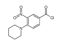 3-nitro-4-(piperidin-1-yl)benzoyl chloride结构式