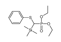 [diethoxyphosphoryl(phenylsulfanyl)methyl]-trimethylsilane结构式