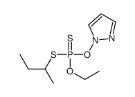 butan-2-ylsulfanyl-ethoxy-pyrazol-1-yloxy-sulfanylidene-λ5-phosphane Structure