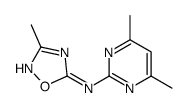 N-(4,6-dimethylpyrimidin-2-yl)-3-methyl-1,2,4-oxadiazol-5-amine结构式