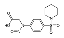 2-(N-nitroso-4-piperidin-1-ylsulfonylanilino)acetic acid结构式